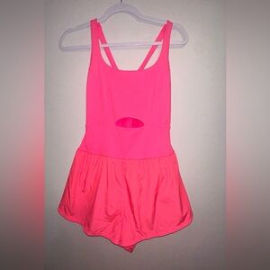 Free People Righteous Runsie, bright pink, Medium